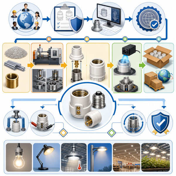 Lamp Caps and Holders: Essential Standards for Safe, Efficient, and Scalable Lighting Solutions