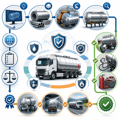Key Standards for Commercial Vehicle Tanks: Safety, Design, and Equipment Compliance