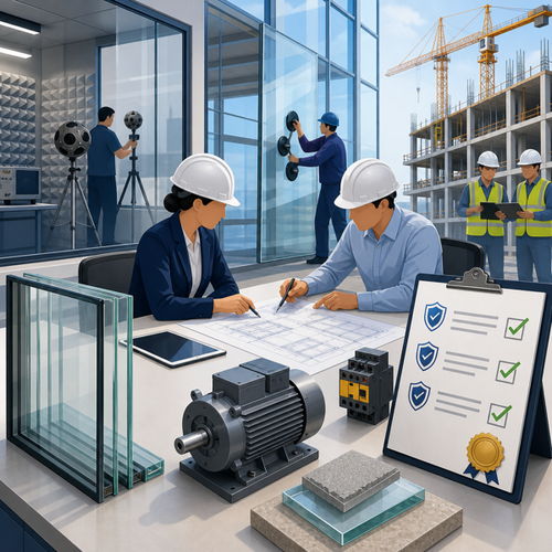 August 2026 Brings New Standards for Glass Structures, Acoustics, and Motor Protection in Construction