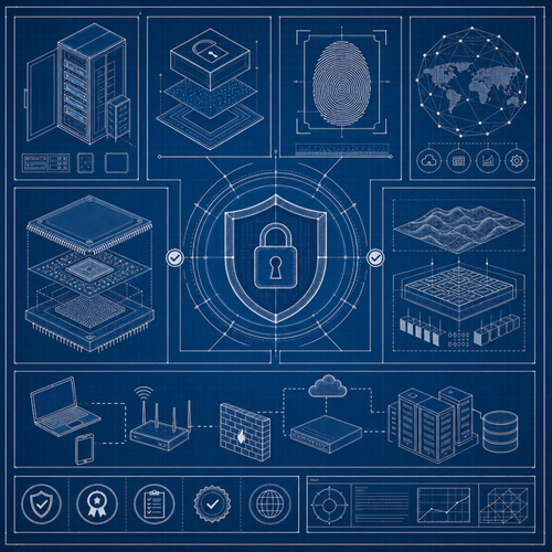 IT Security Certification: Key International Standards for Encryption, PUFs, Identity, and Internet Security