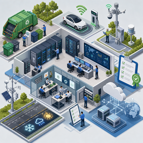 IT Standards for Smarter Operations: Waste, Wireless Charging, Safety, and Road Weather Systems