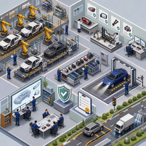 Illuminating Safety: Essential Standards for Lighting, Signalling, and Hydraulic Devices in Road Vehicles