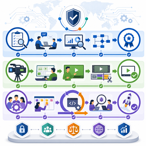 A Comprehensive Guide to Key Software Standards: Process Assessment, Instructional Video Production & Agile Adoption